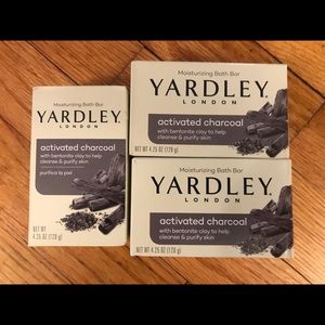 Yardley London 3x 4.25oz Charcoal Moisturizing Bar